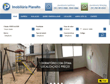 Tablet Screenshot of imobiliariaplanaltors.com.br